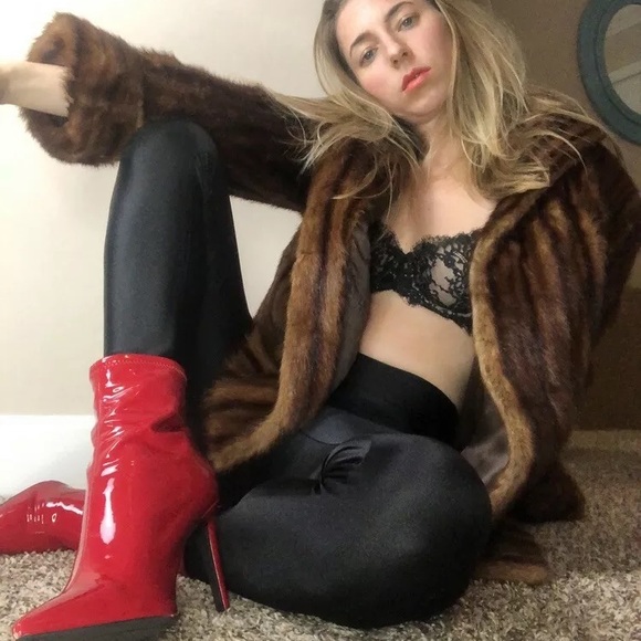 Vintage Mink Marmot Fur Coat - Picture 4 of 6